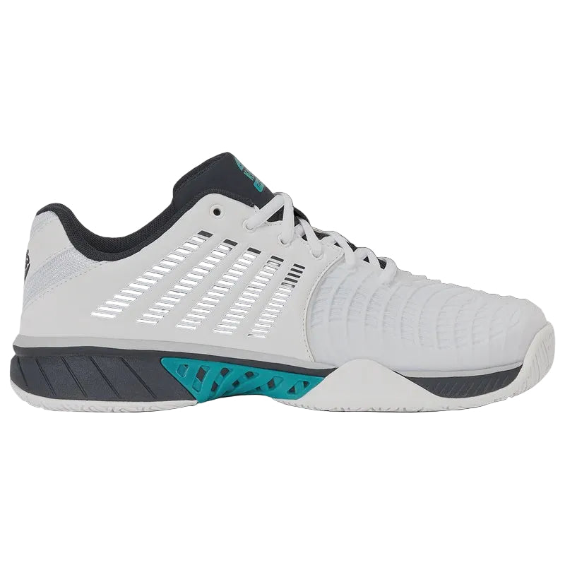 K-Swiss Express Light 3 Men's Padel Shoe - White / Black / Teal
