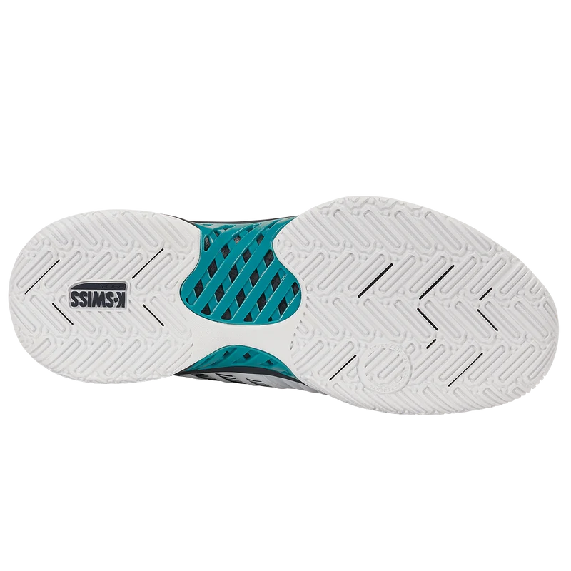 K-Swiss Express Light 3 Men's Padel Shoe - White / Black / Teal