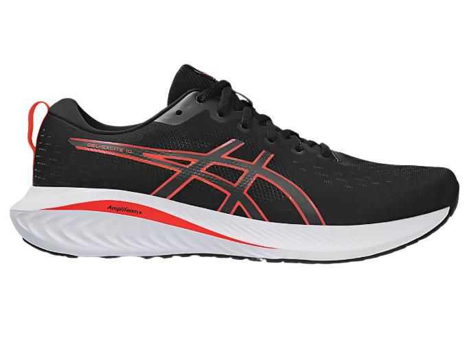 Asics Gel Excite 10 Mens Running Shoes - Black/ True Red