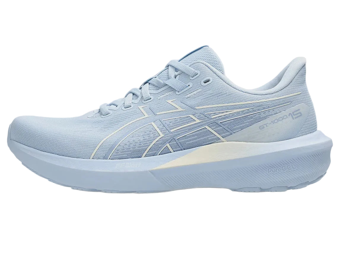 Asics GT 1000 15 Womens Running Shoes - Solid Air/Cream