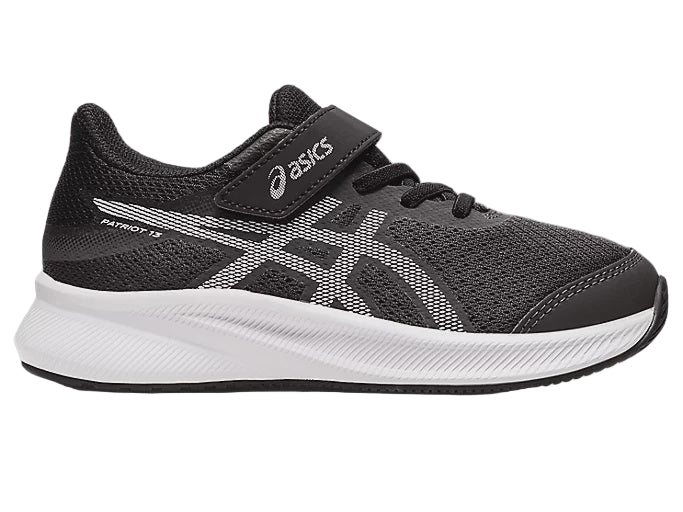 Asics Patriot PS Kids Running Shoes - Graphite Grey / White