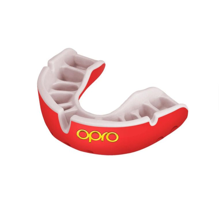 OPRO Gold Self-Fit Mouthguard - Red - Adult