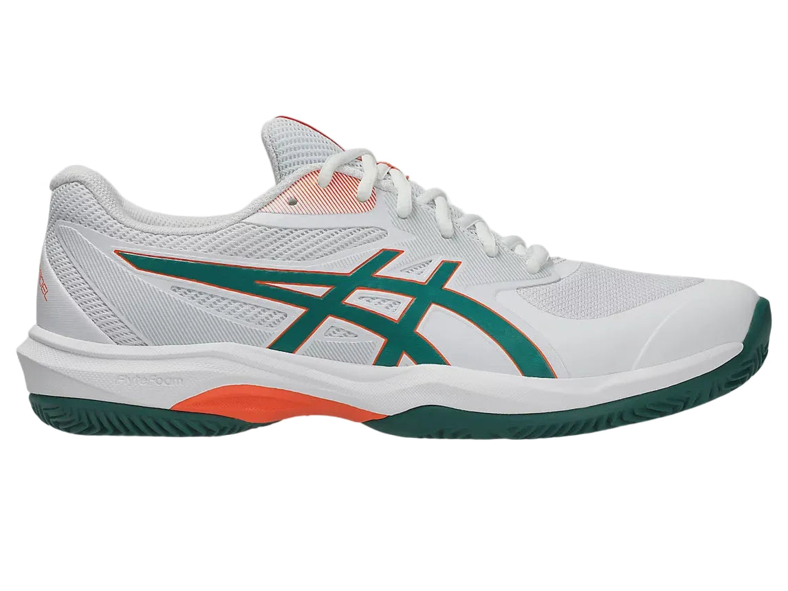 Asics Game FF Mens Padel Shoes - White/Jewel Green