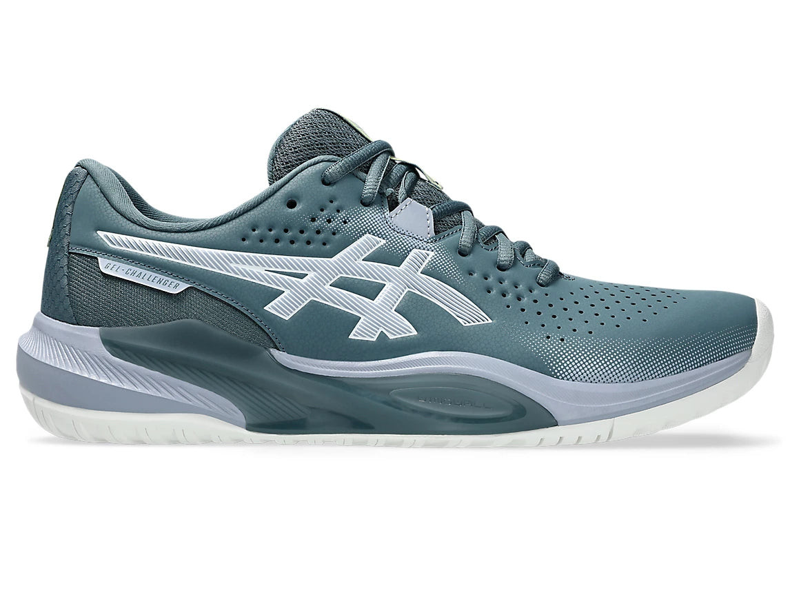 Asics Gel Challenger 15 Tennis Shoes-Ironclad/GreyBlue