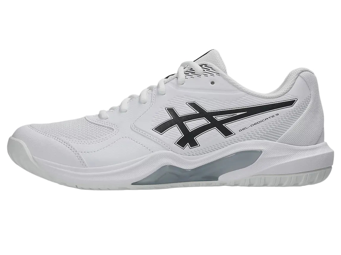 Asics Gel Dedicate 9 Tennis Shoes - White/Black