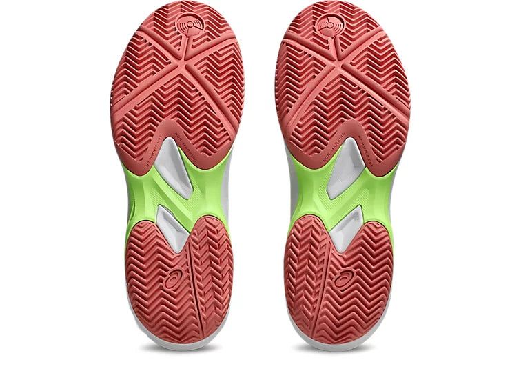 Asics Game FF Ladies Padel Shoe - White/Guava