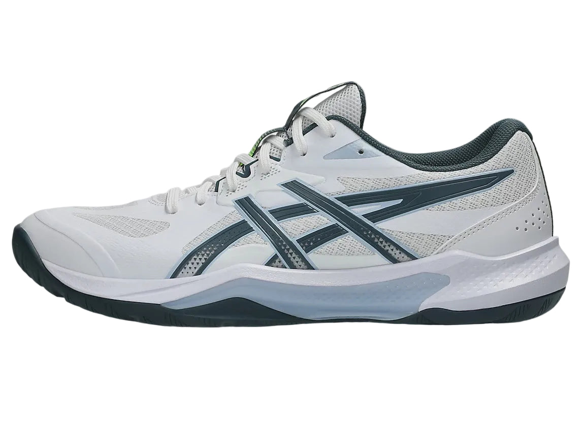 Asics Gel Tactic 13 Indoor Court Shoes - White/Raw Indigo