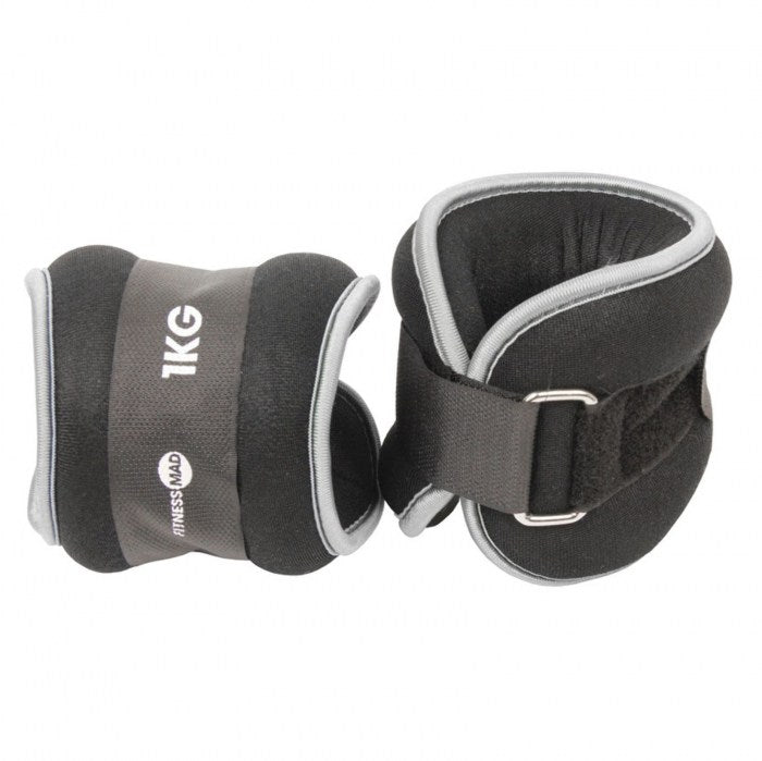 Fitness Mad Wrist/Ankle Weights 2 x 1Kg
