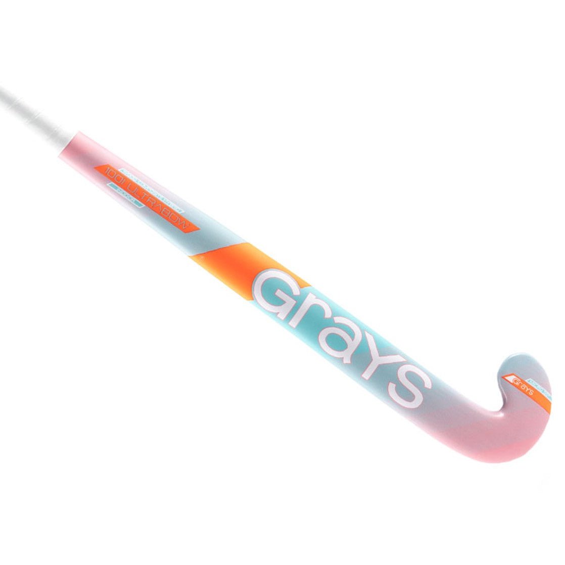 Grays 100i Ultrabow Indoor Hockey Stick - Mint/Pink