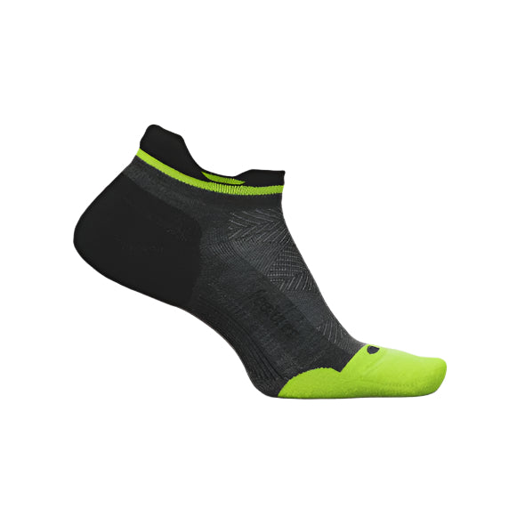 Feetures Elite Max Cushion No Show Tab - Midnight Neon