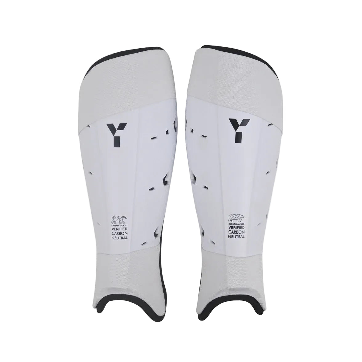 Y1 S2 Hockey Shinguard - White