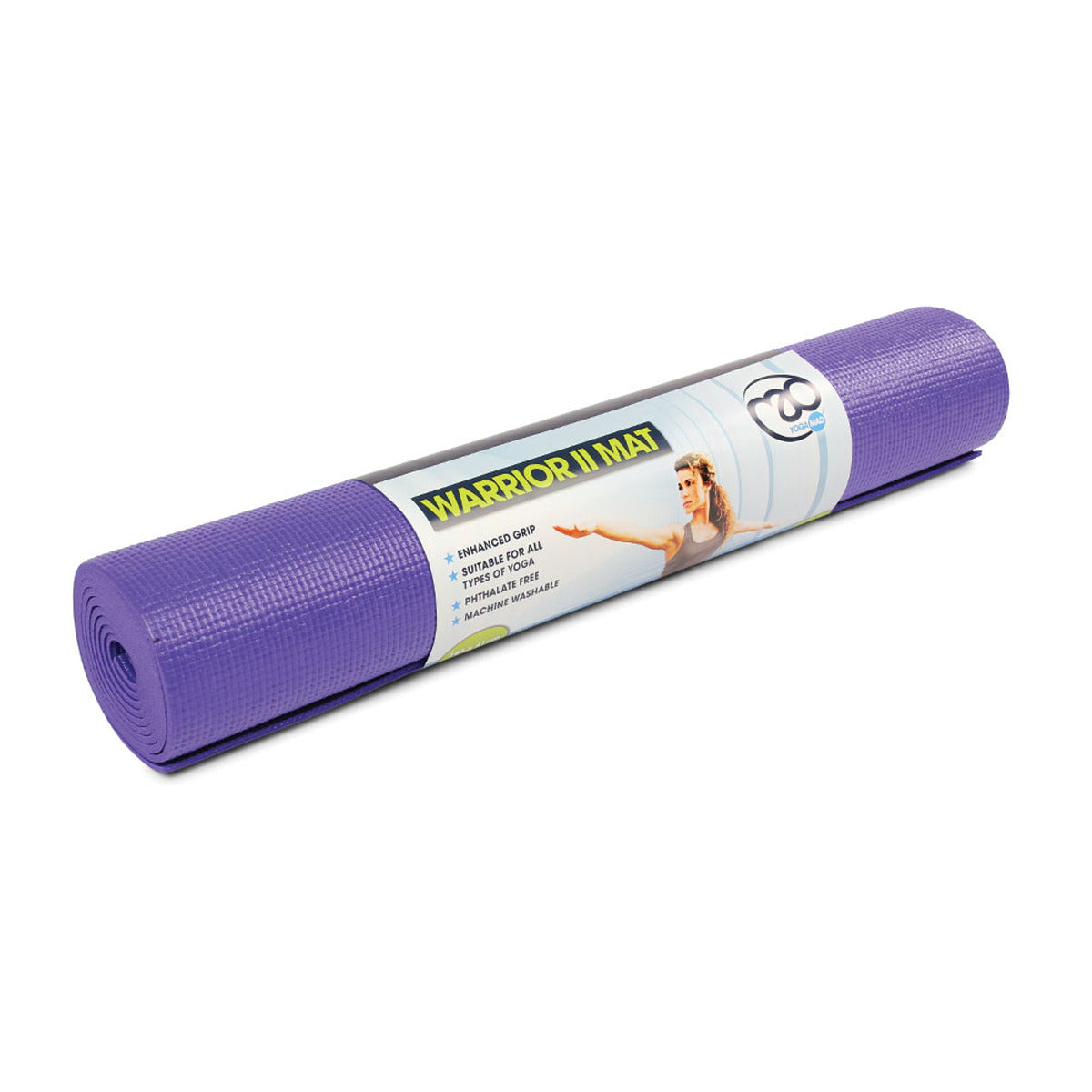 Fitness Mad Warrior Yoga II Mat Purple 4mm