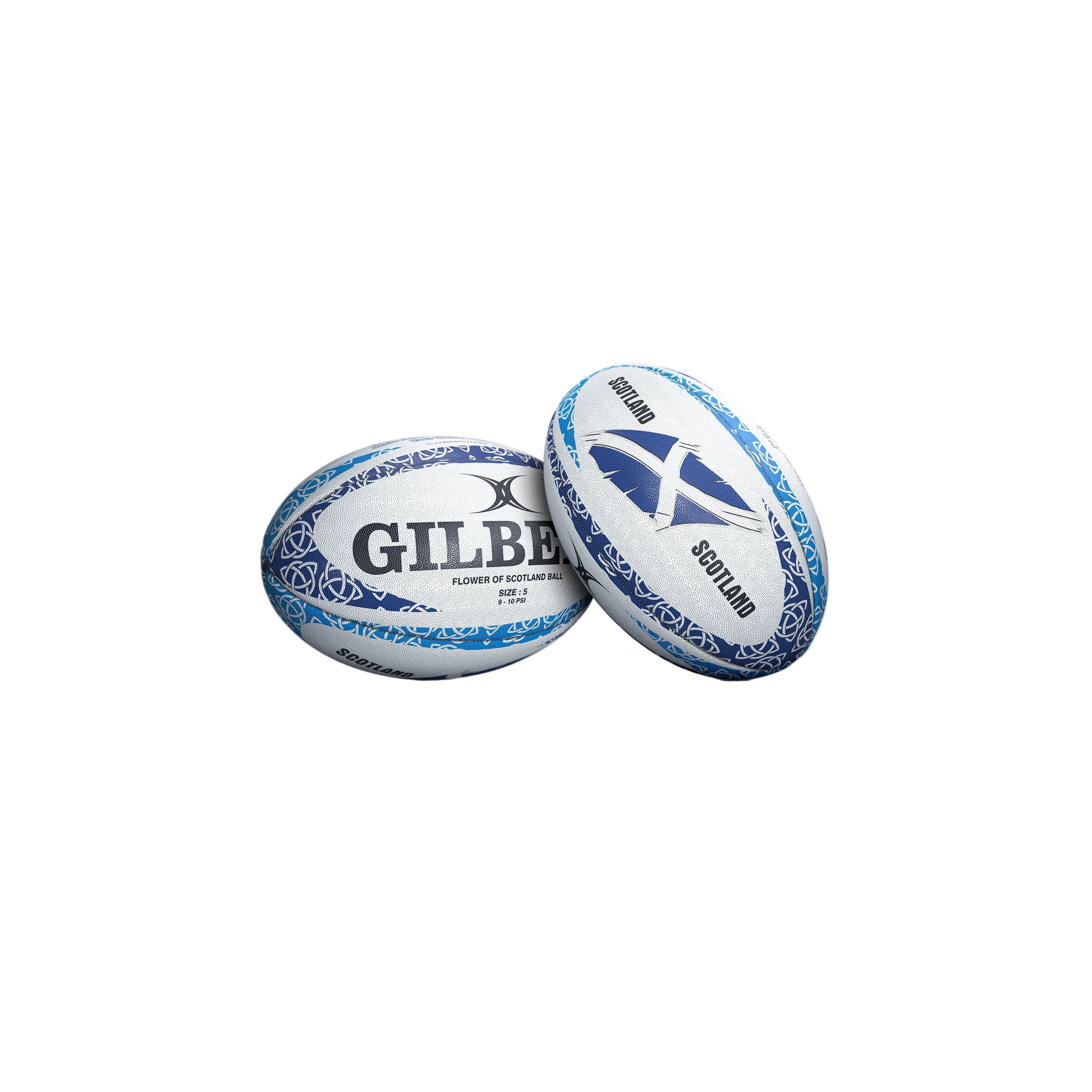 Gilbert Flower Of Scotland Mini Rugby Ball