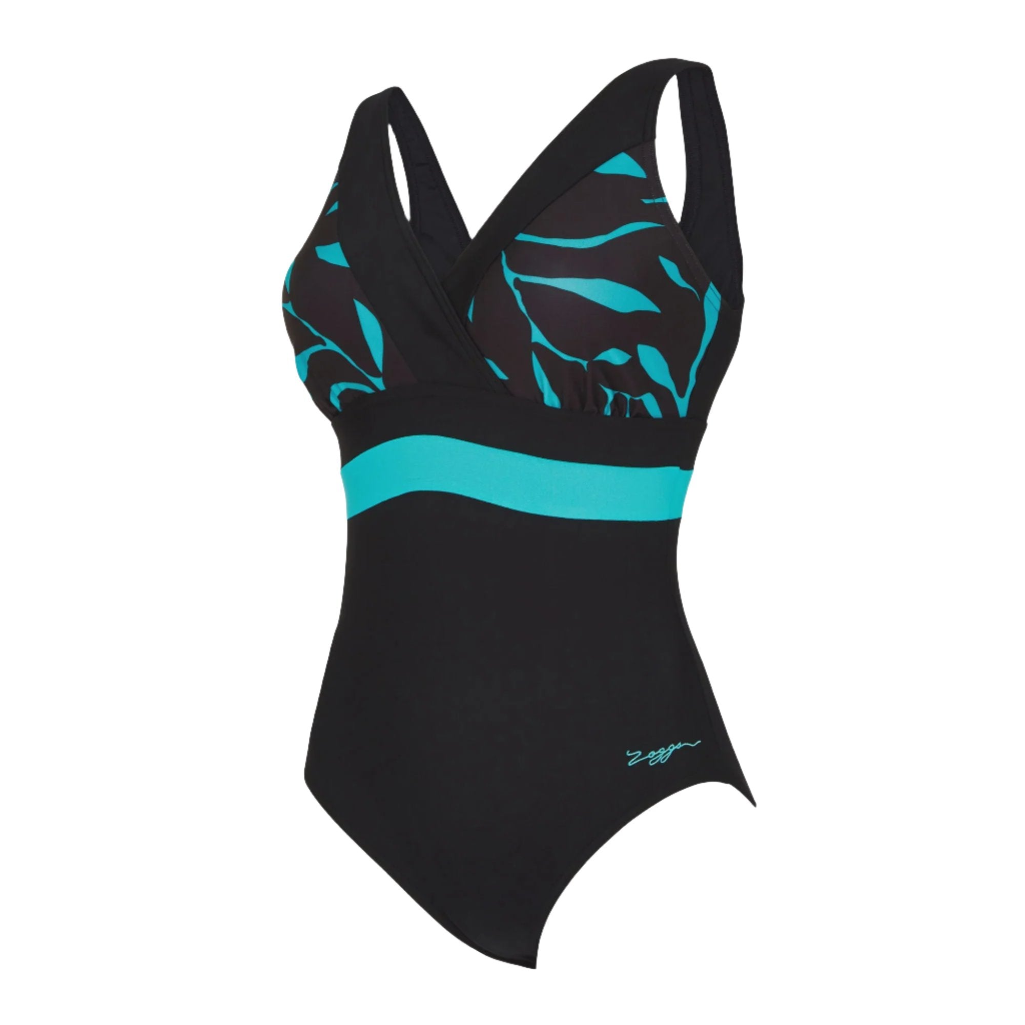 Zoggs Squareback Ladies Swimming Costume - Daintree