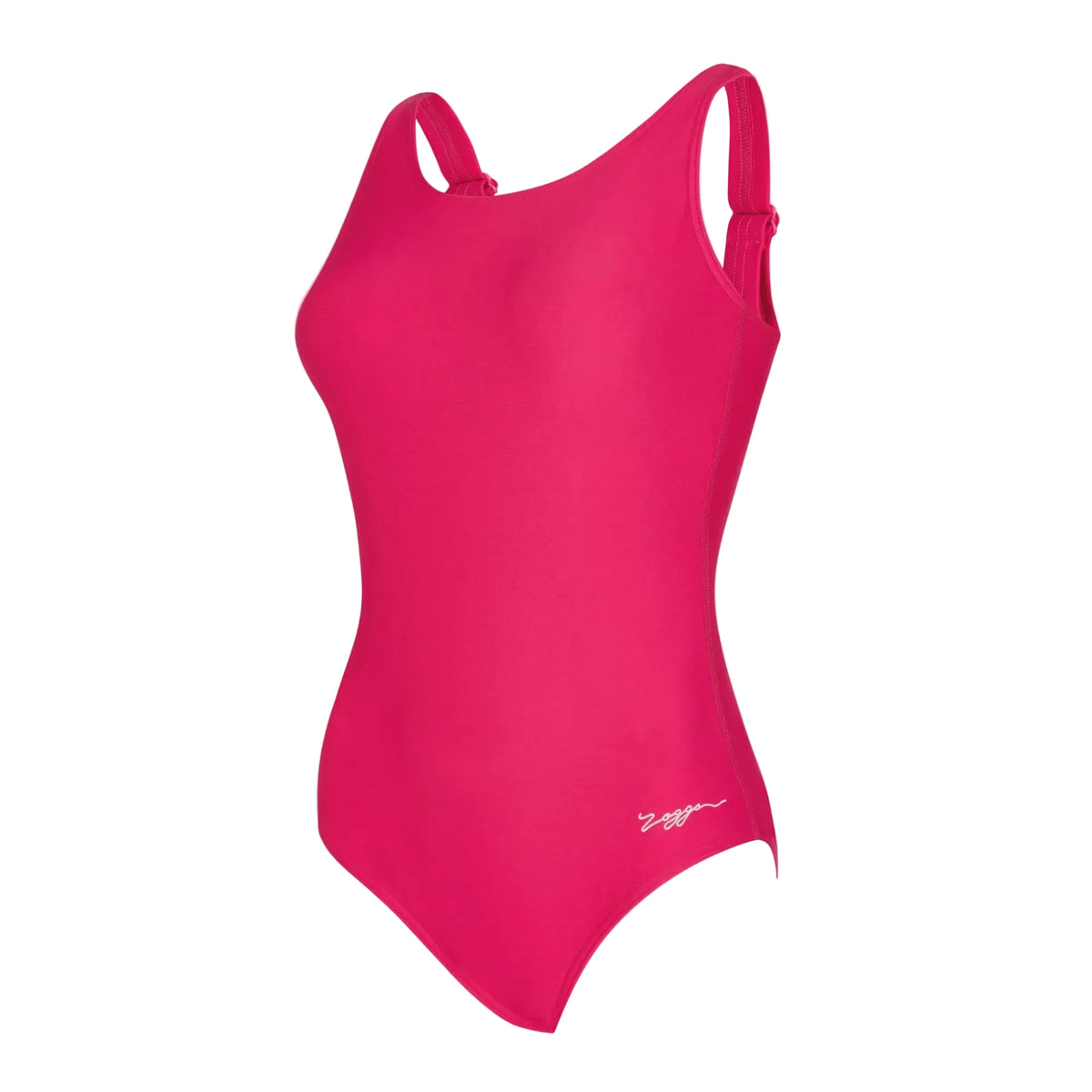 Zoggs Cottesloe Adjustable Scoopback Ladies Swimming Costume - Raspberry