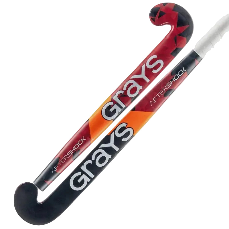 Grays Aftershock Ultrabow Junior Hockey Stick - Black/Red