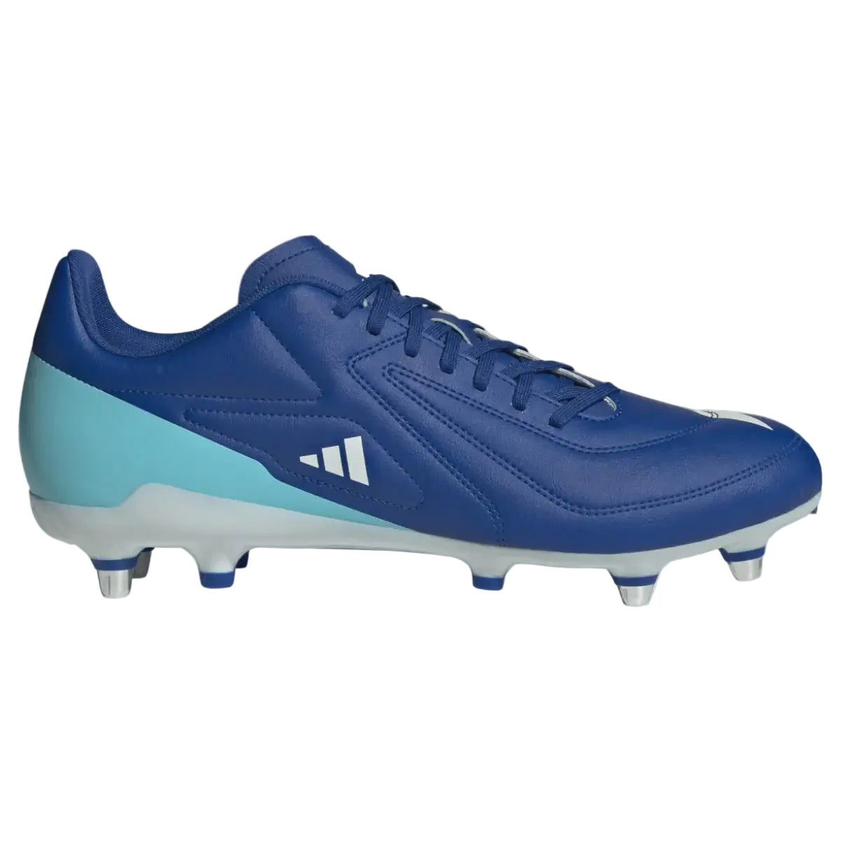 Adidas RS-15 (SG) Black Rugby Boots - Blue