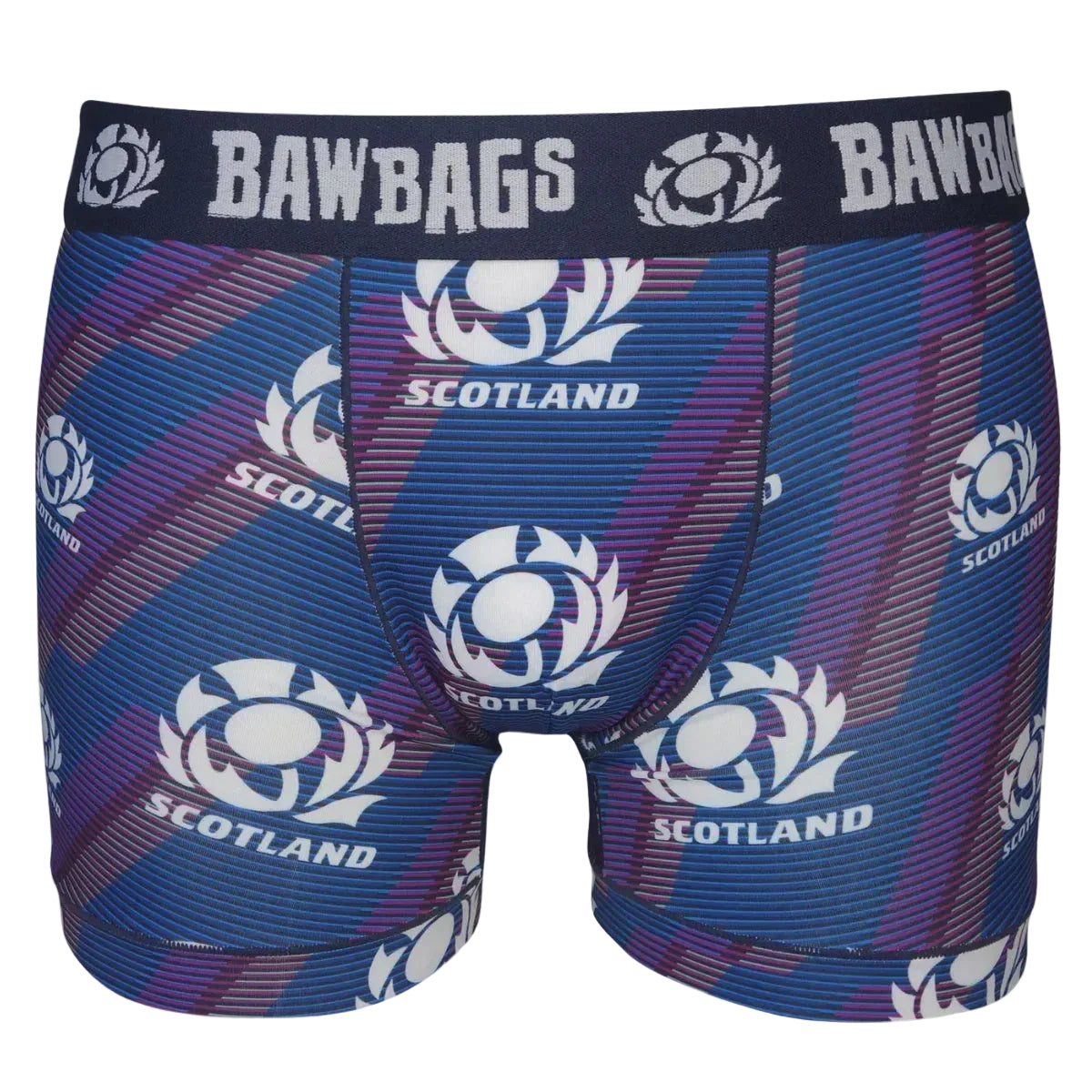 Bawbags Kids Cool De Sacs Scotland Rugby Winger Boxer Shorts