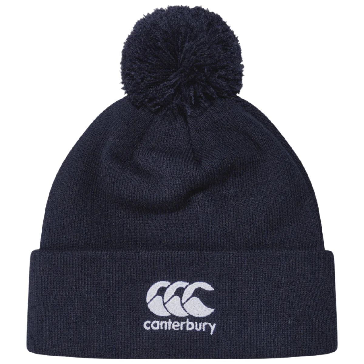 Canterbury Navy Bobble Beanie Hat