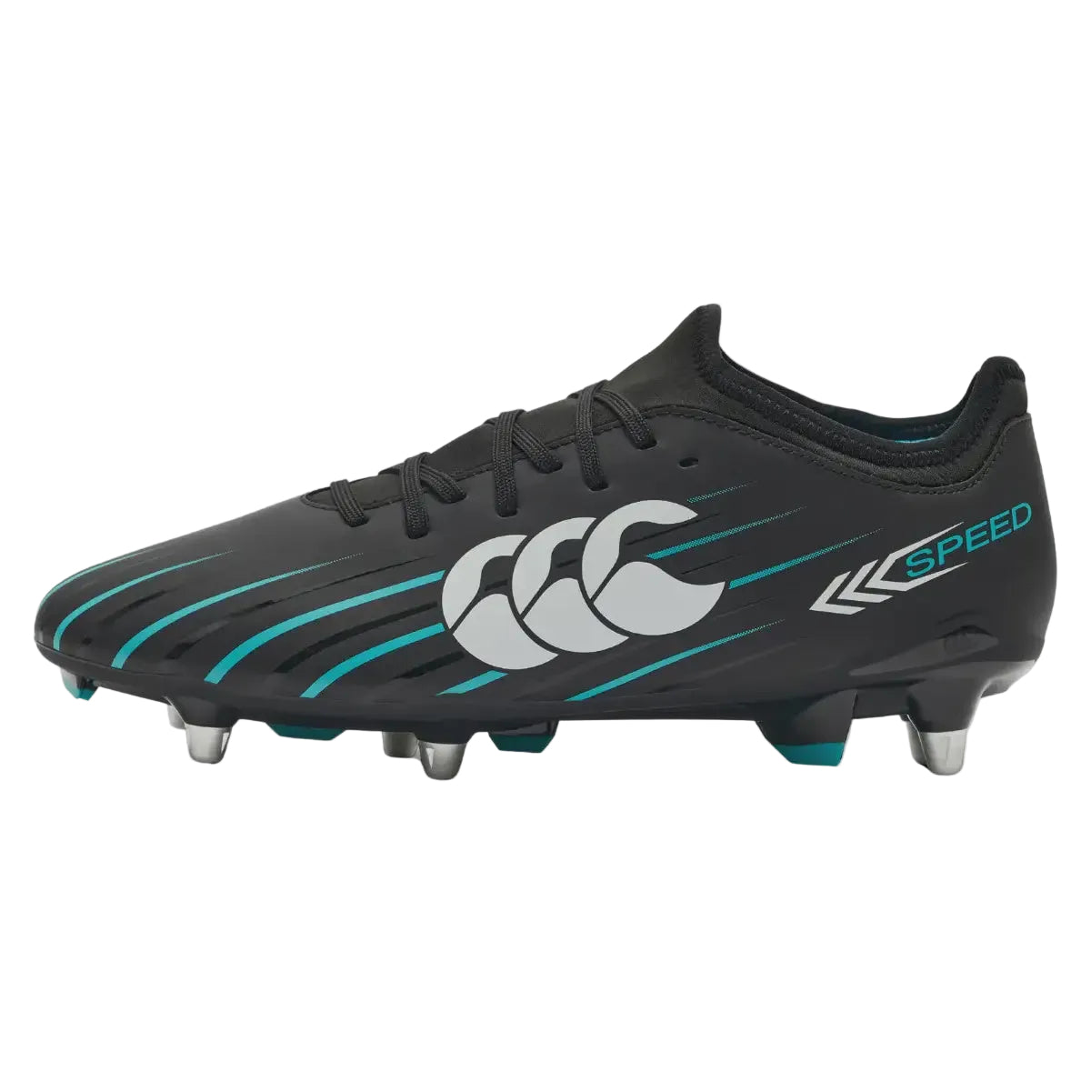 Canterbury Speed Fal.20 Team SG AU Rugby Boots - Black/Teal