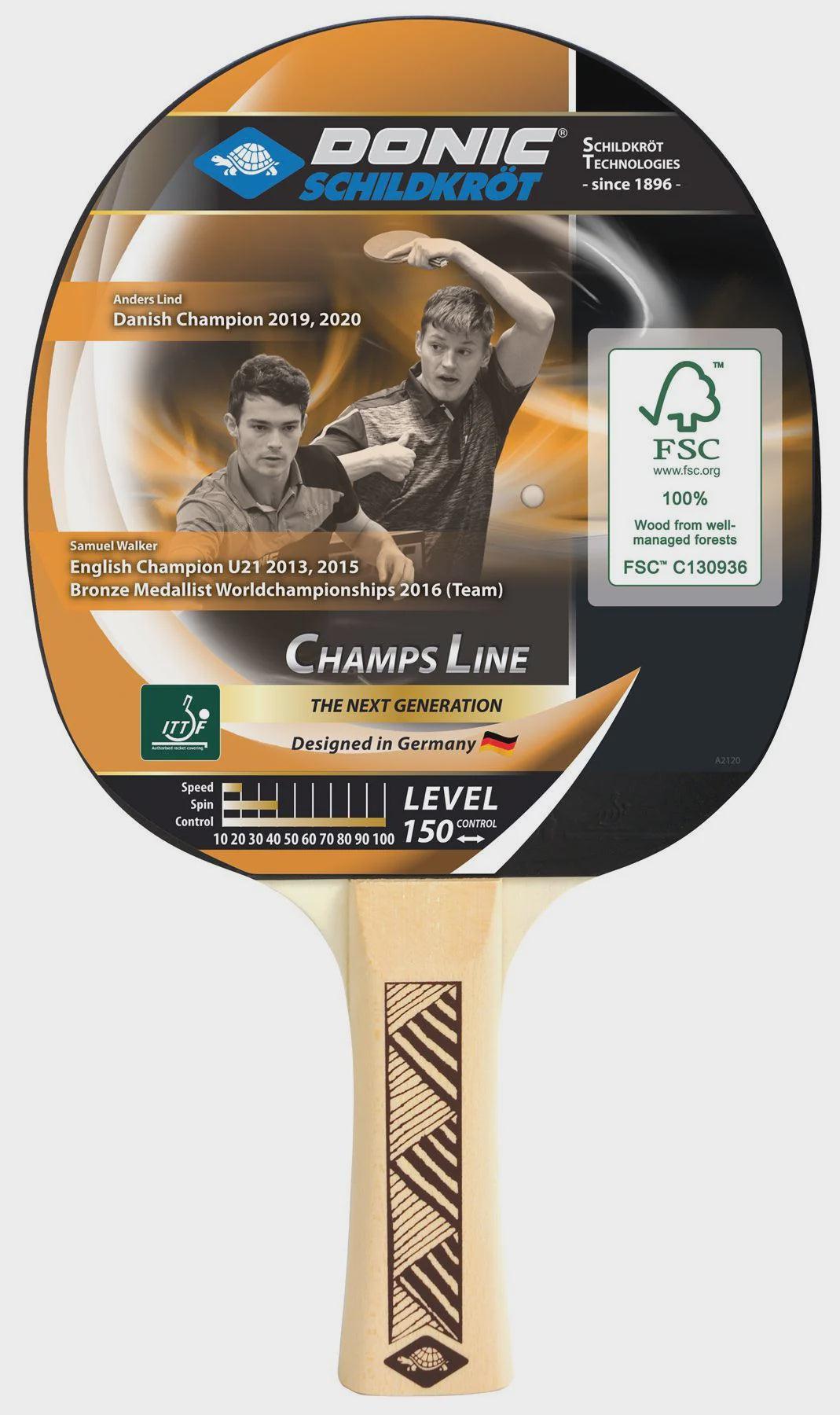 Donic Champs Line 150 Table Tennis Bat-Bruntsfield Sports Online