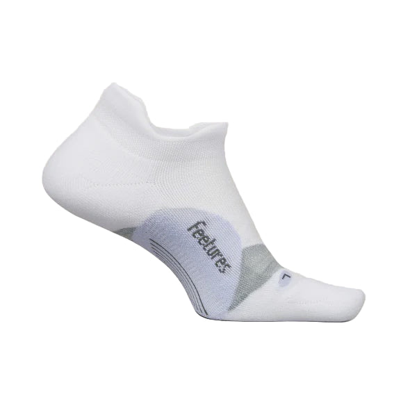 Feetures Elite Light Cushion No Show Tab - White Lilatech