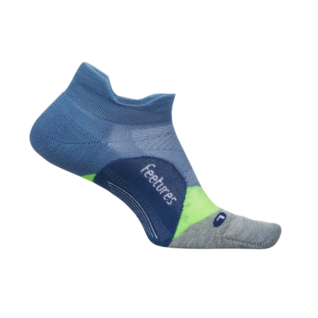 Feetures Elite Light Cushion No Show Tab - Bahama Blue