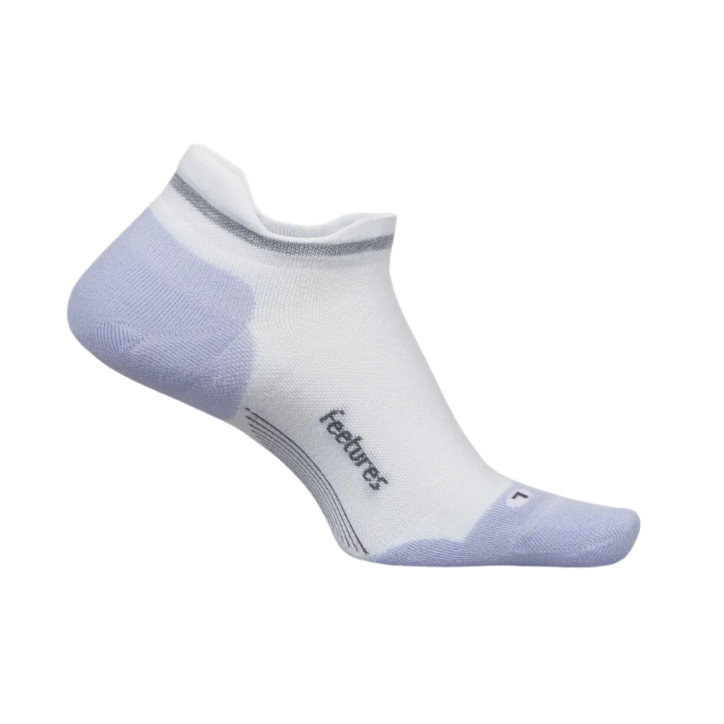 Feetures Elite Max Cushion No Show Tab - White Lilatech