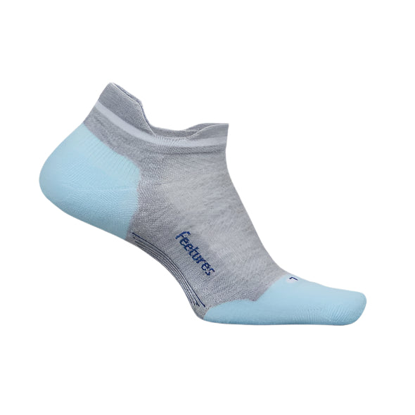 Feetures Elite Max Cushion No Show Tab - Gray Sky