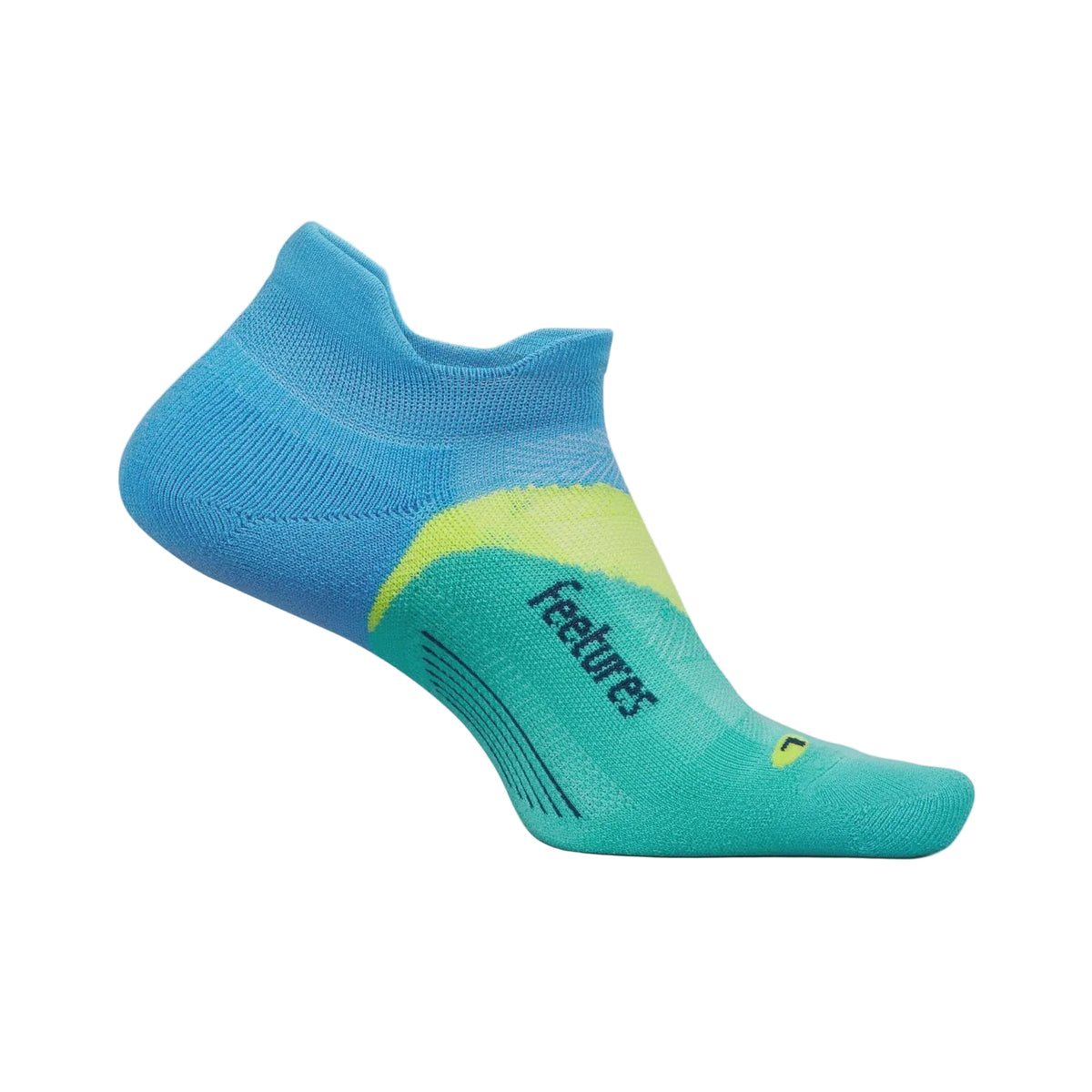 Feetures Elite Light Cushion No Show Tab - Arctic Blue