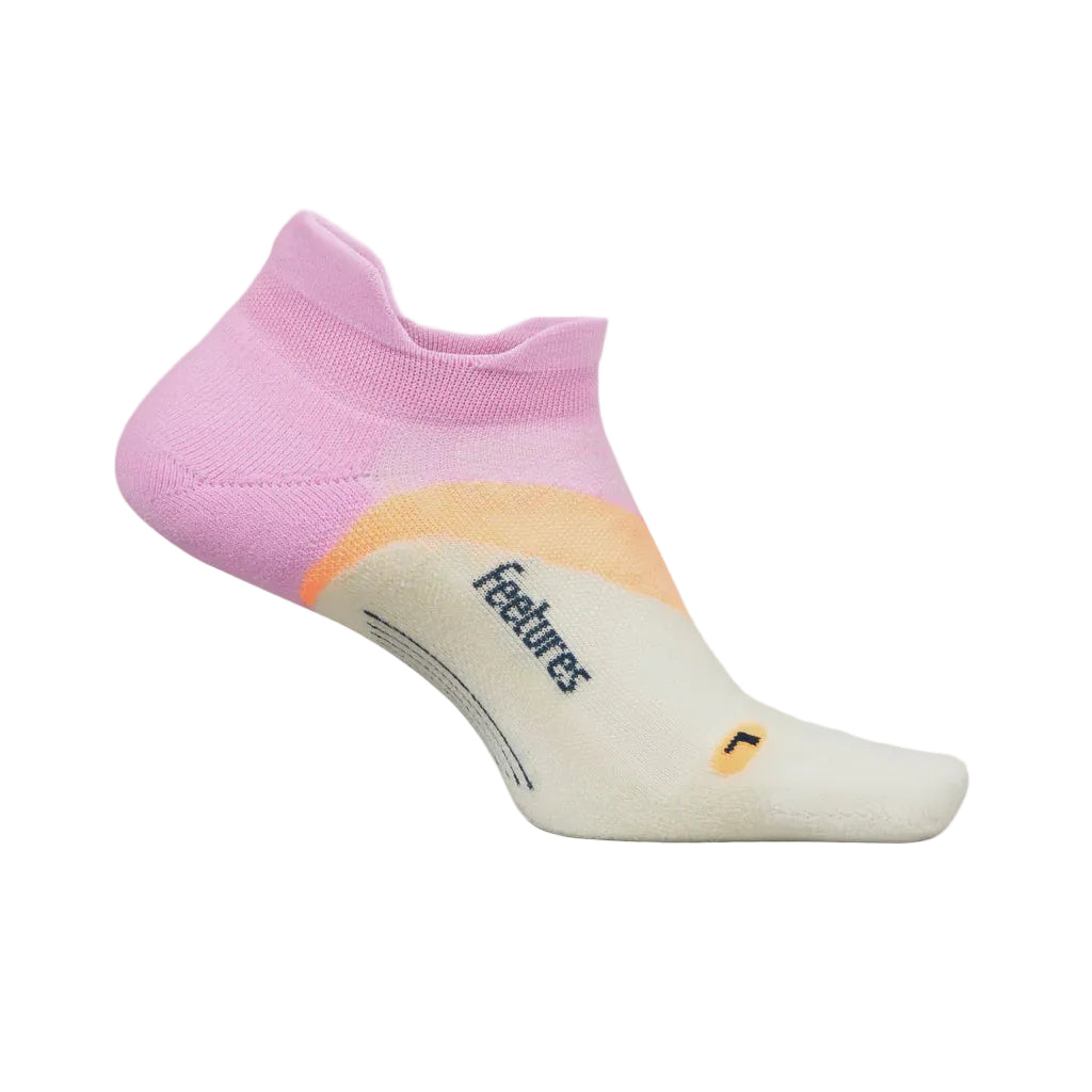 Feetures Elite Light Cushion No Show Tab - Pink Citrus