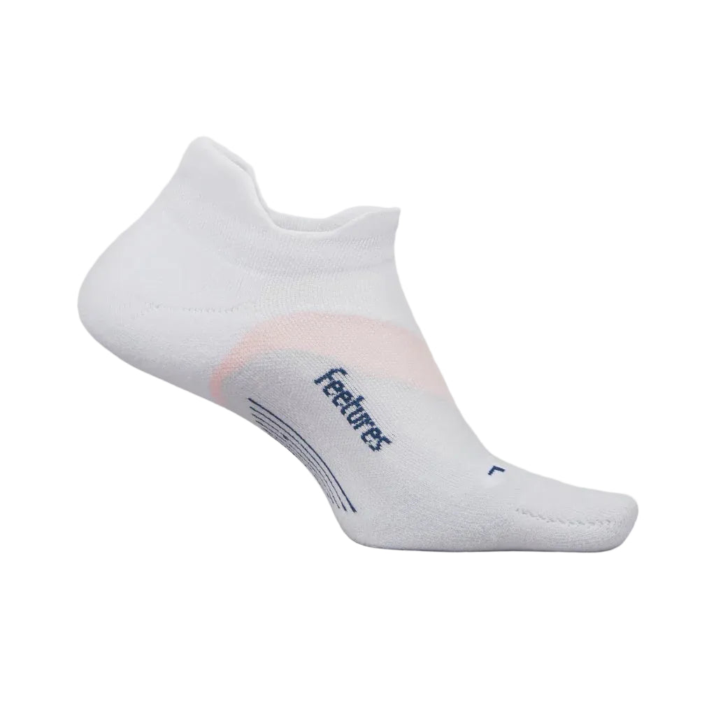 Feetures Elite Light Cushion No Show Tab - White Rose