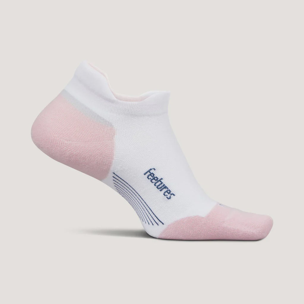 Feetures Elite Max Cushion No Show Tab - White Rose