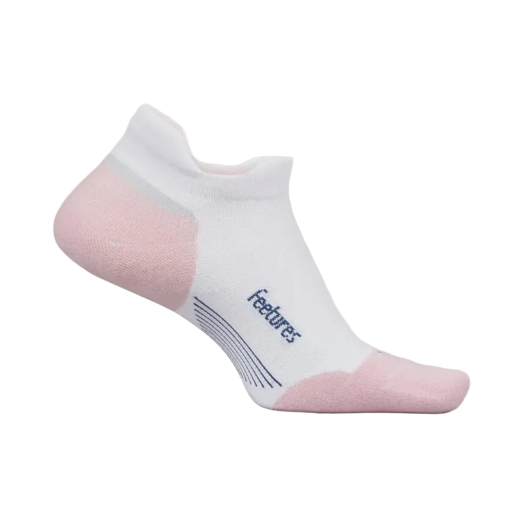 Feetures Elite Max Cushion No Show Tab - White Rose