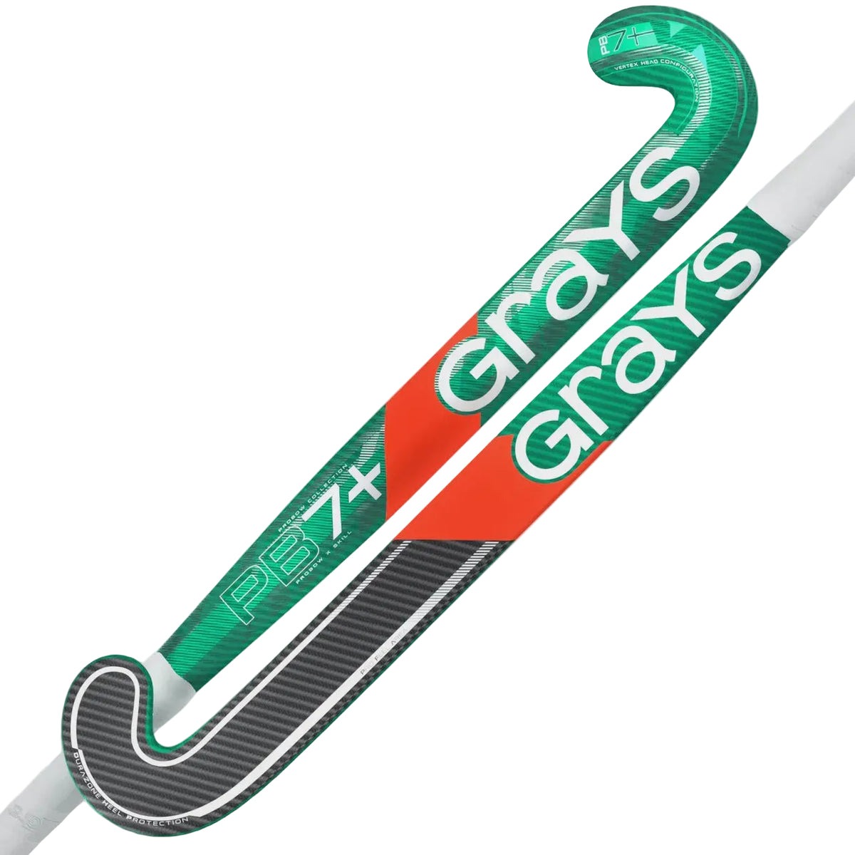 Grays PB 7+ Jumbow Hockey Stick - Green