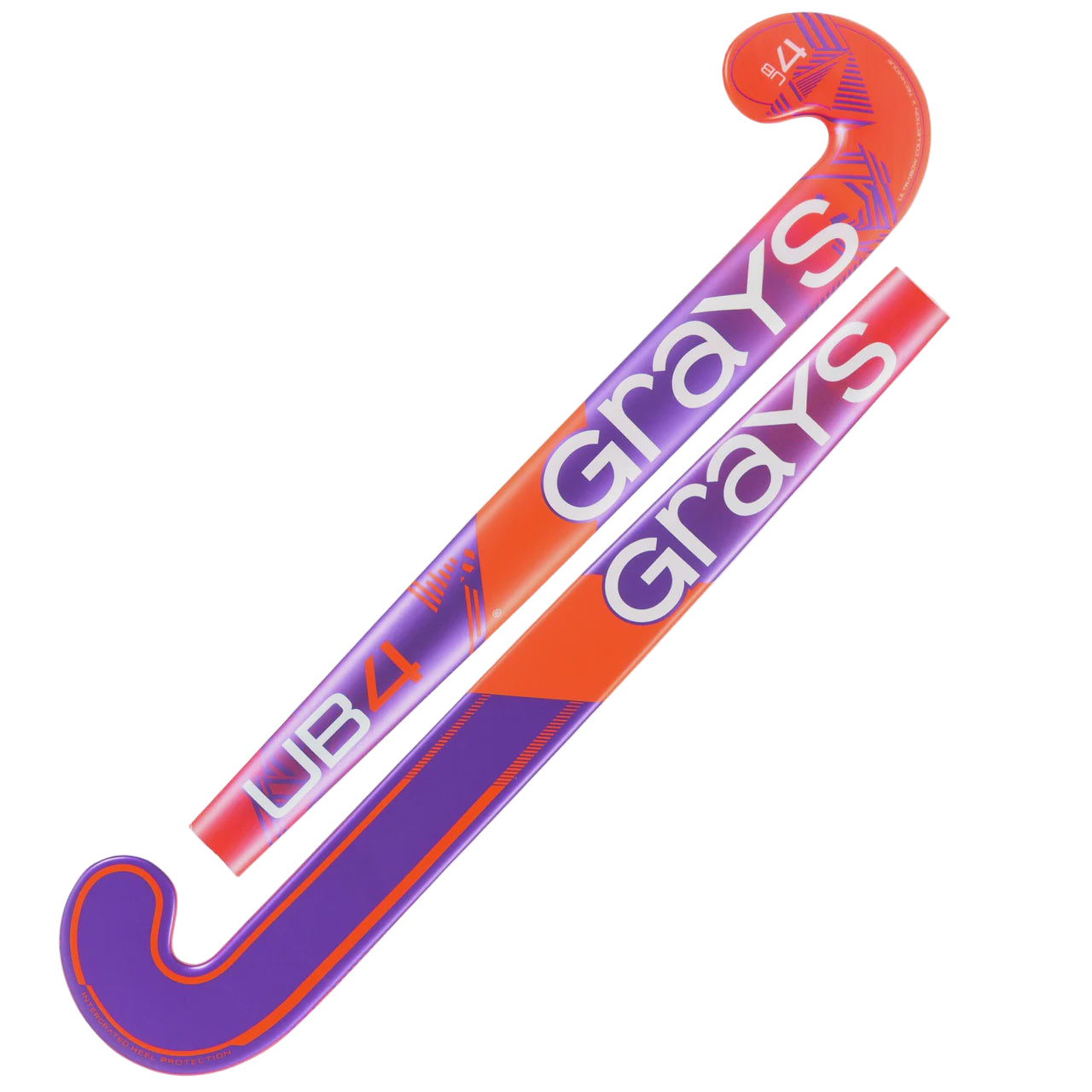 Grays Ultrabow 4 Junior Hockey Stick - Purple/Orange