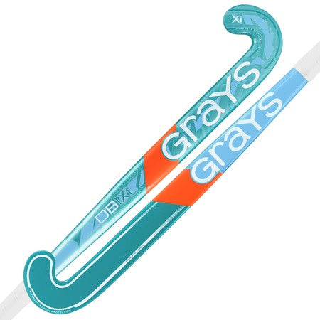 Grays DB1Xi Indoor Hockey Stick - 36.5" - Silver/Blue