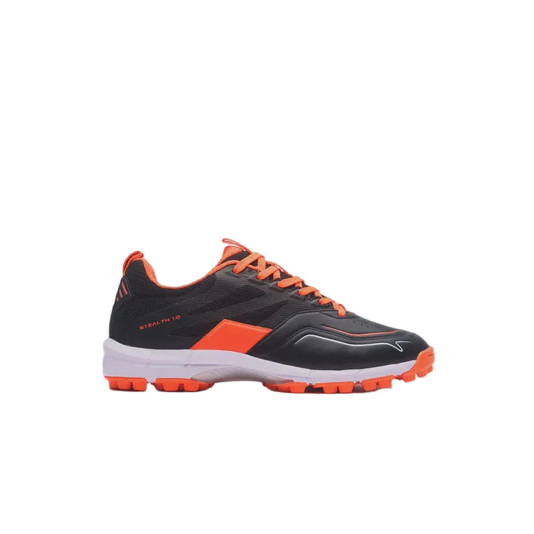 Grays Stealth 1.0 Junior Hockey Shoes - Black/Orange