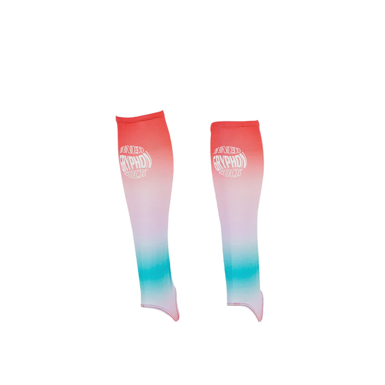 Gryphon Inner Shin Liner Sock (without stirrup) - Pink Sunset