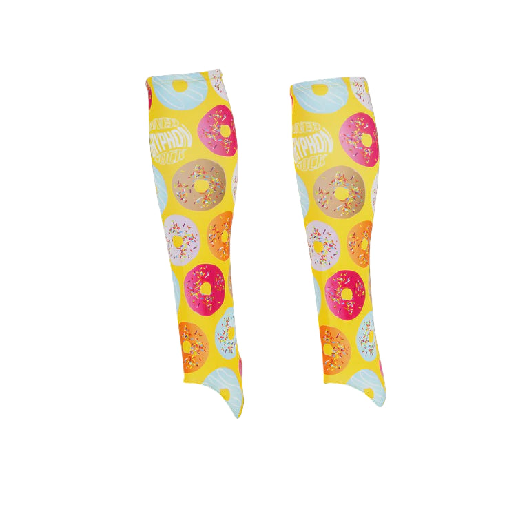 Gryphon Inner Shin Liner Sock (without stirrup) - Orange Sunset