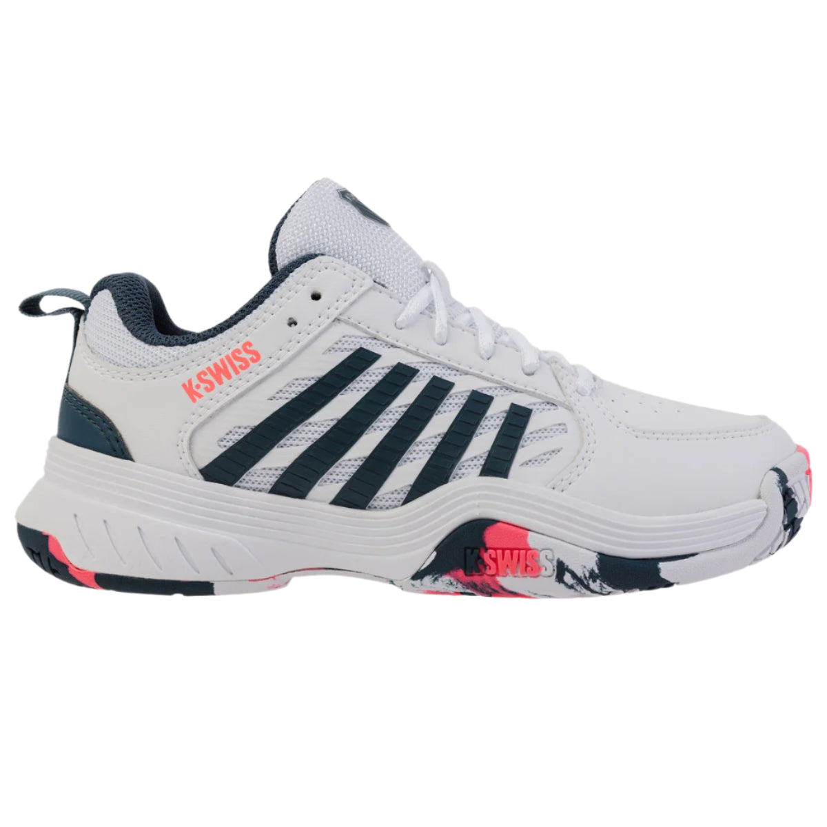 K-Swiss Court Express 2 GS Tennis Shoes - White/Stargazer