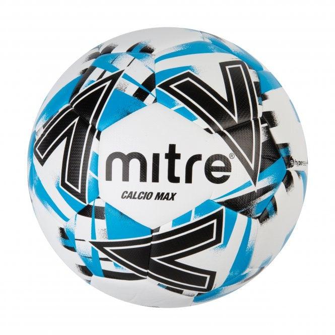Mitre Calcio Max 2.0 Football Wht/Blue/Blk Size 5-Bruntsfield Sports Online