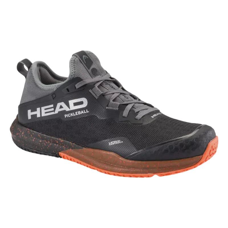 Head Motion Pro Mens Pickleball Shoes - Black/Orange