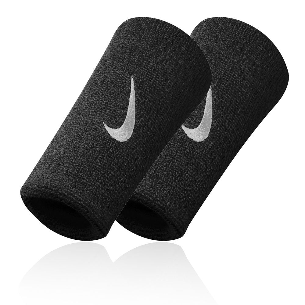 Nike Swoosh Pair Jumbo Wristbands - Black