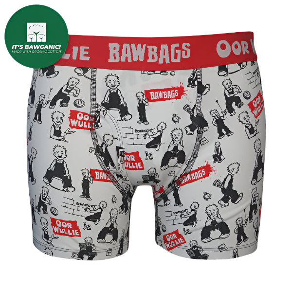 Bawbags Our Wullie Graffiti Cotton Boxer Shorts