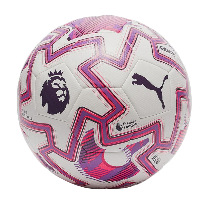 Puma Orbita Play PL Brilliance Football 25/26 (Puma White/Multi Colour, Size 5)