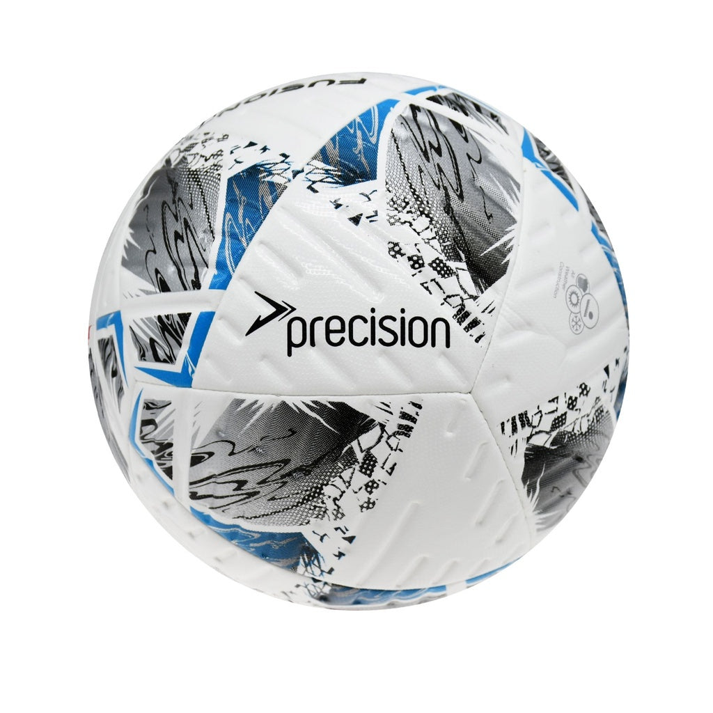 Precision Fusion+ FIFA Training Football - White/Black/Blue
