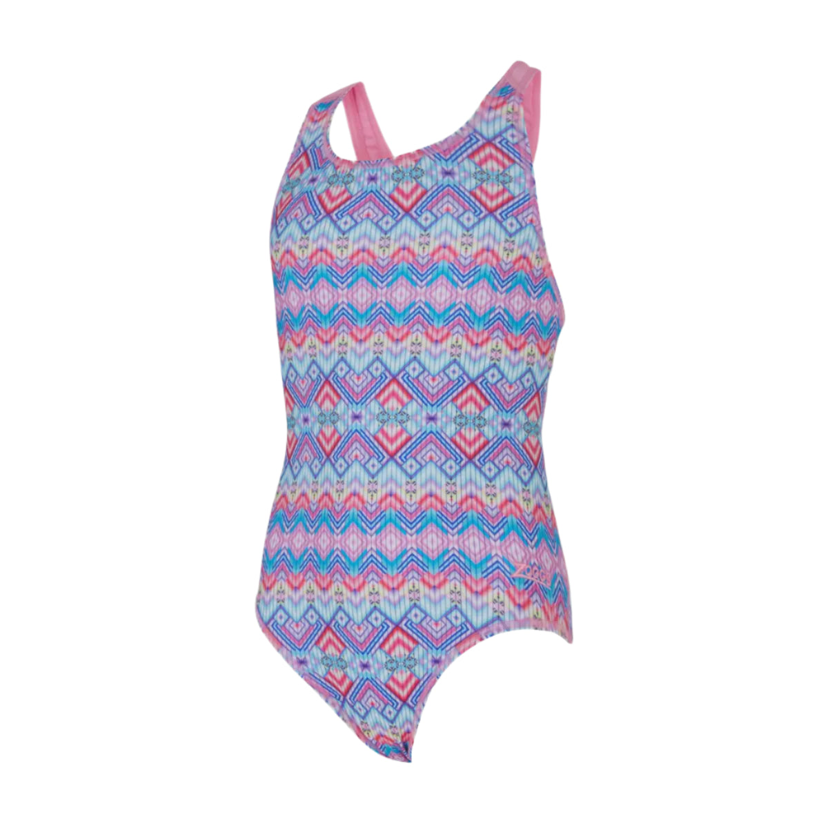 Zoggs Festiva Front Lined Flyback Girls Swimsuit