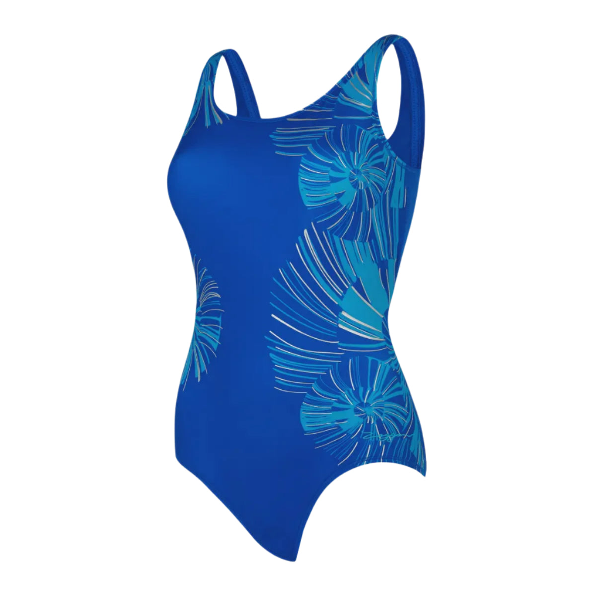 Zoggs Nautilus 32 Scoopback Womens Swimsuit - Blue