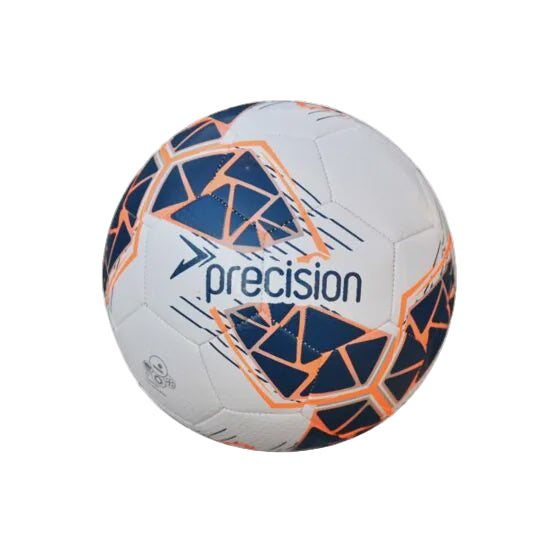 Precision Fusion Mini Size 1 Training Ball 2024 (White/Navy/Fluo Orange, Mini (Size 1))